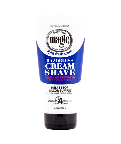 Magic Razorless Cream Shave 6 oz