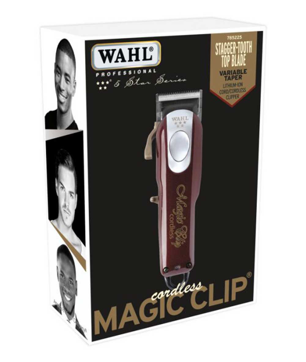 脱毛・除毛 WAHL MAGIC CLIPPER Wahl 5 Star Series Cordless Magic Clip [Stagger-Tooth Top - Hair