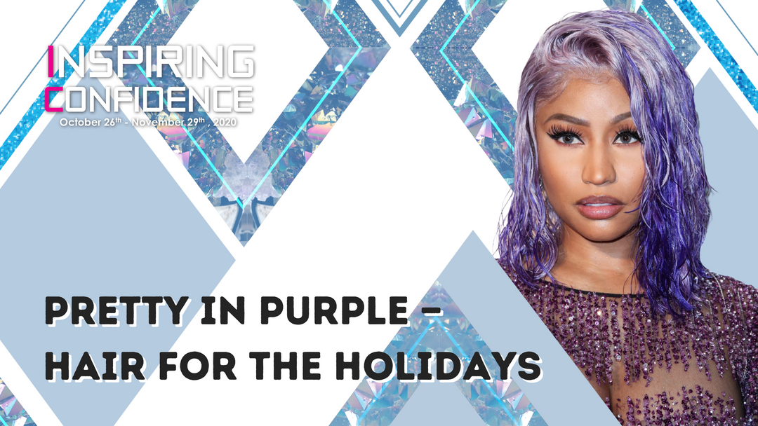 Pretty in Purple — Hair for the Holidays