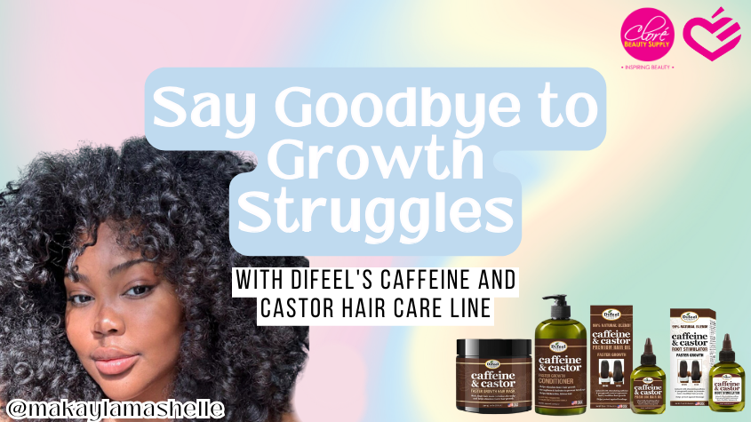 Grow Your Curls With Difeel's Caffeine and Castor Hair Care Line