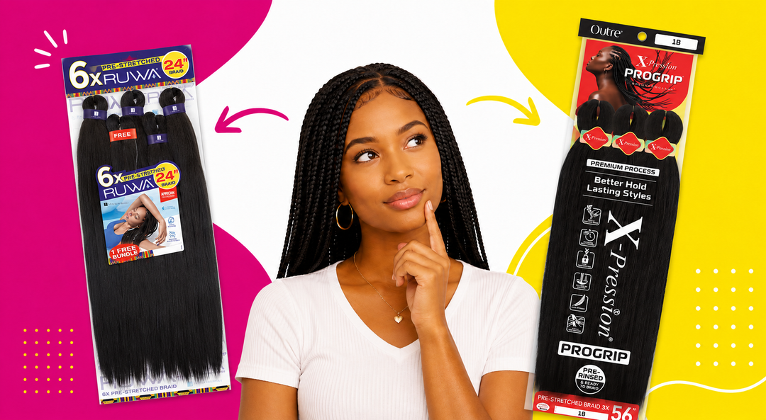 How to Choose the Right Pre-Stretched Braiding Hair: RUWA vs. X-Pression