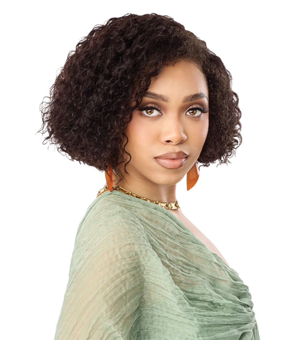 Outre EverRoot Spanish Waves 10 inch half wig product view