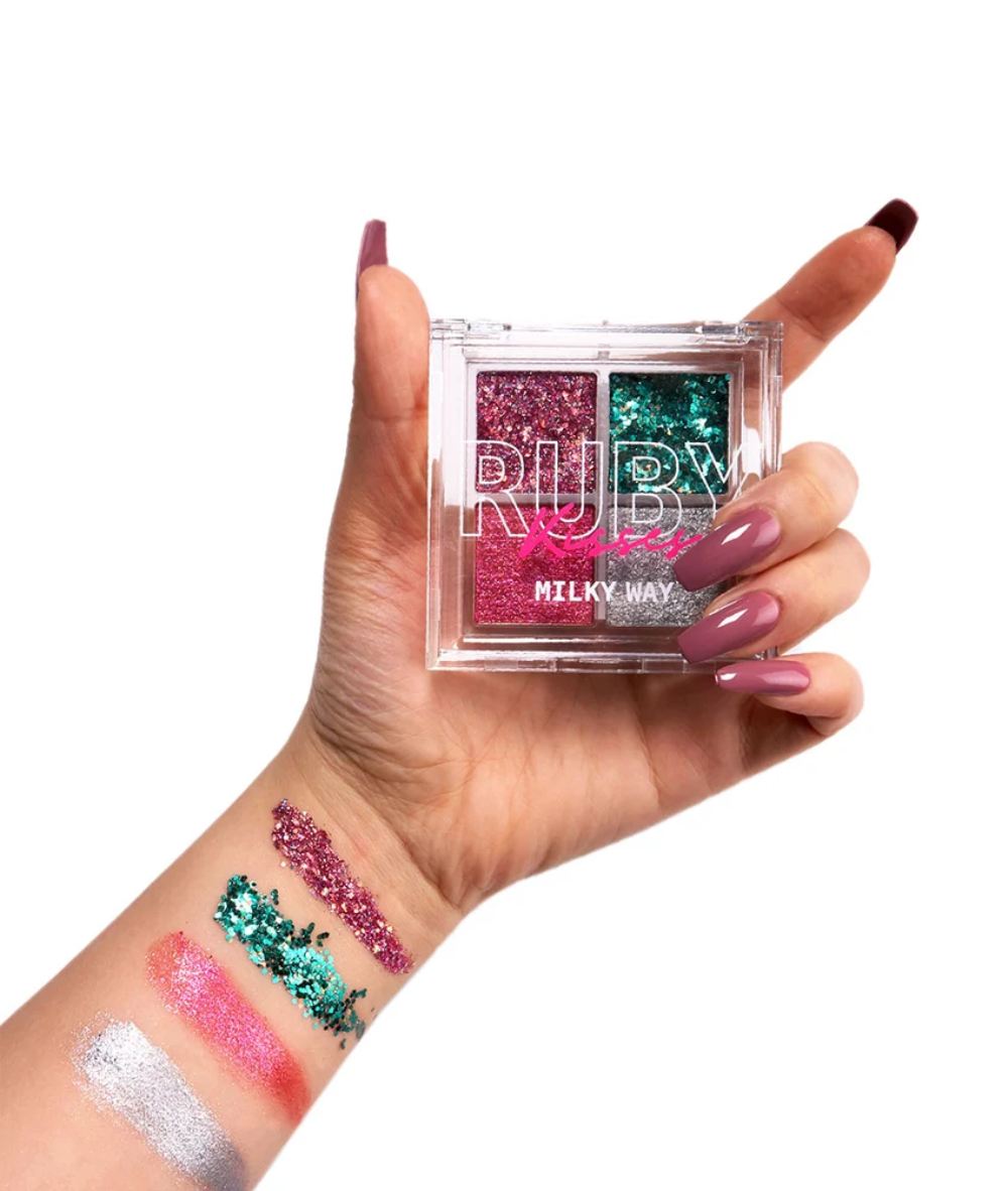 Ruby Kisses Glitter Gem Palette GGP palette collection