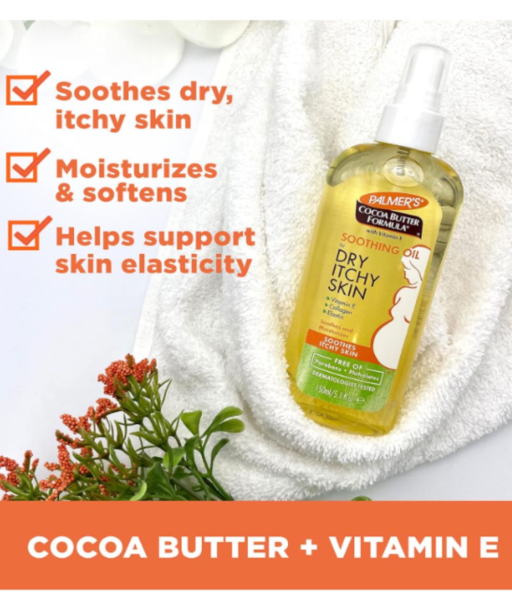 Palmer's Cocoa Butter Formula Itchy Skin Oil 5.1oz, SKIN CARE - Cloré Beauty