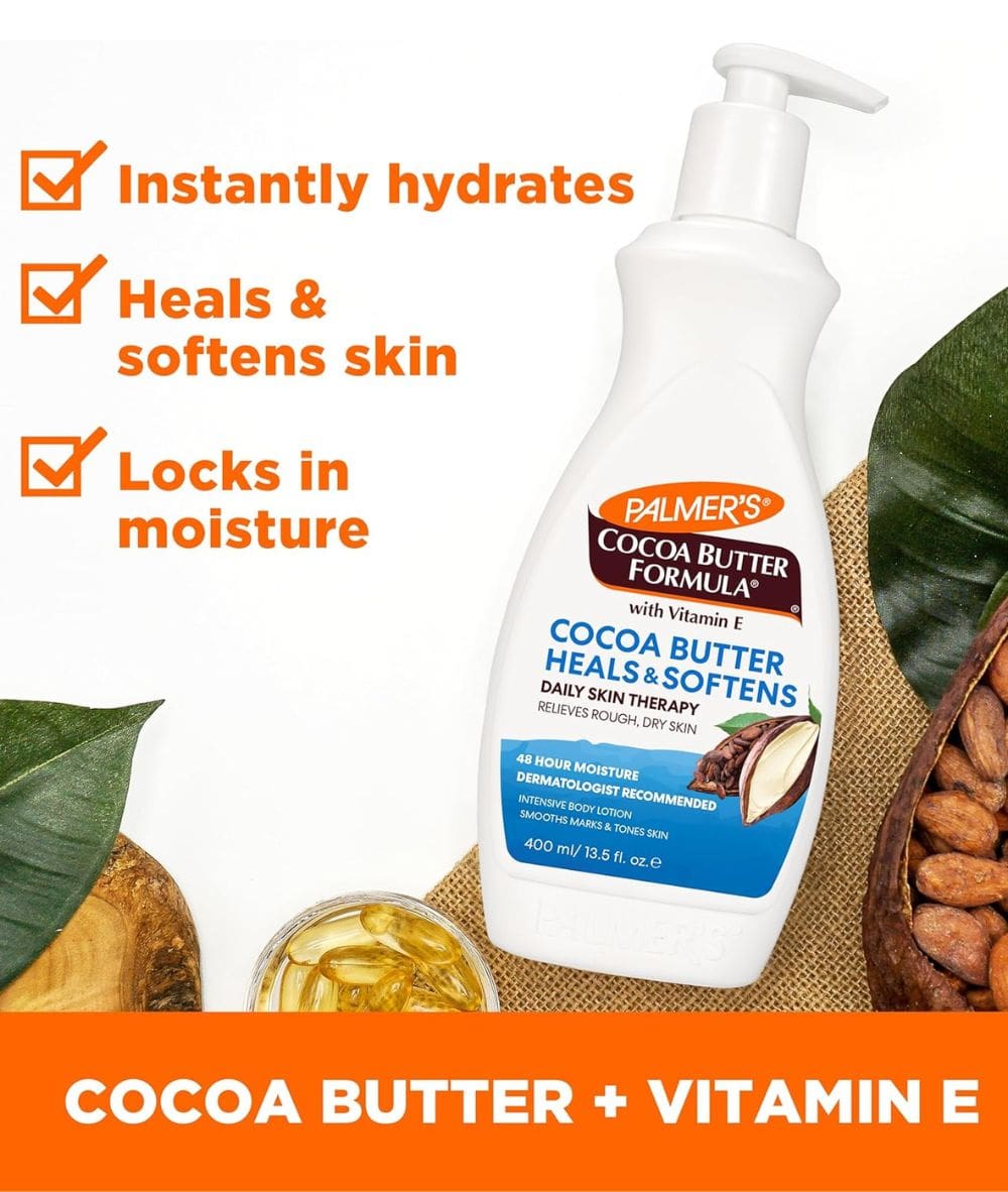 Palmer's Cocoa Butter Formula Softens Daily Skin Therapy Body Lotion 400ml, SKIN CARE - Cloré Beauty