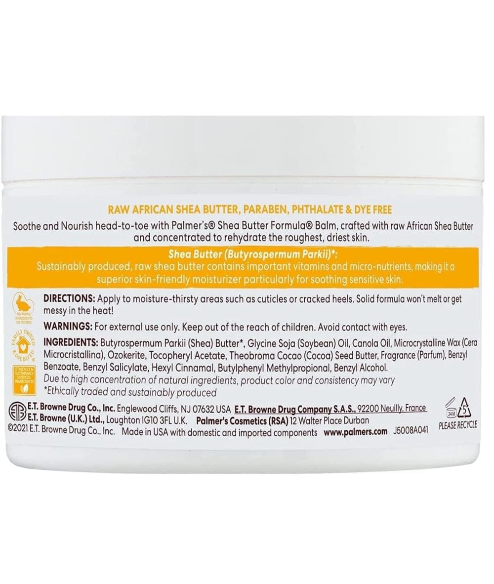 Palmer's Shea Formula Raw Shea Balm 7.25oz, SKIN CARE - Cloré Beauty