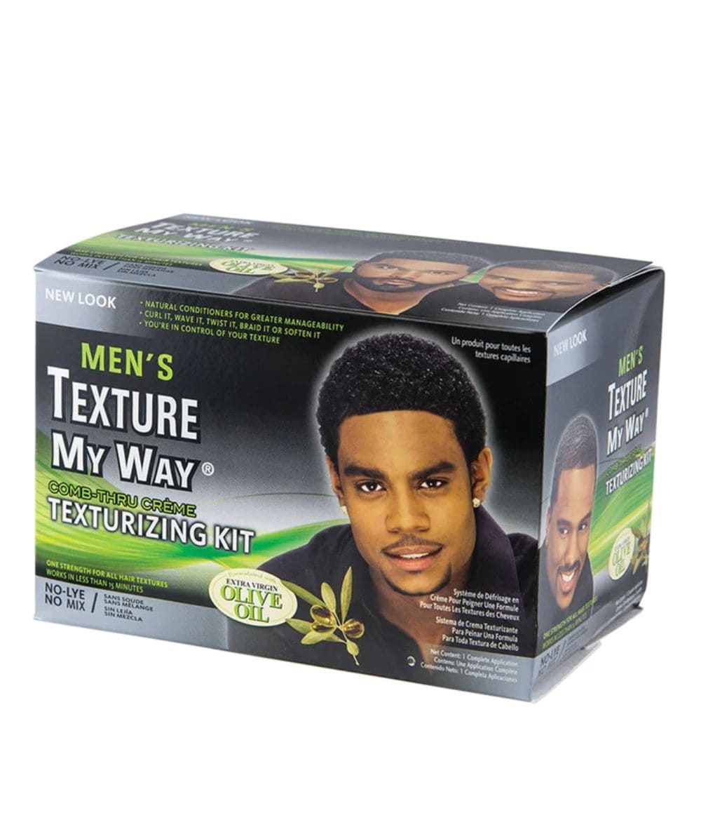 Africas Best Mens Texture My Way Comb-Thru Texturizing Kit, HAIR CARE - Cloré Beauty
