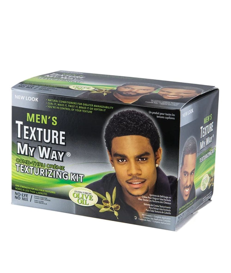 Africas Best Mens Texture My Way Comb-Thru Texturizing Kit