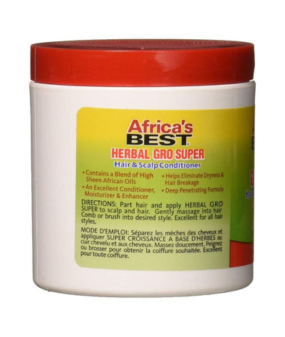 Africas Best Hair & Scalp Conditioner Hbl Gro(S) 5.25Oz