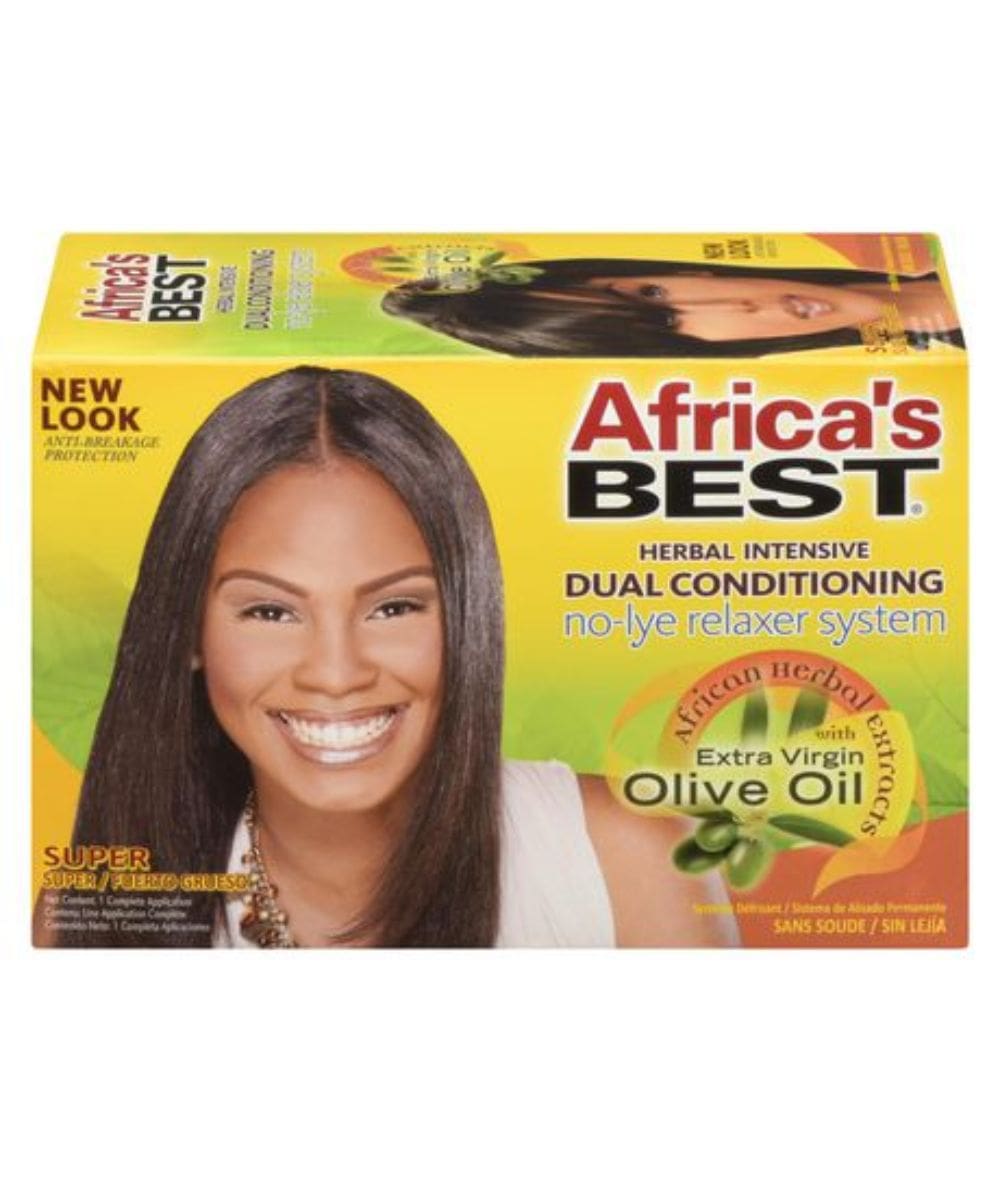 Africa's Best Dual Conditioning Relaxer N/L (S) Kit, Hair Care - Cloré Beauty