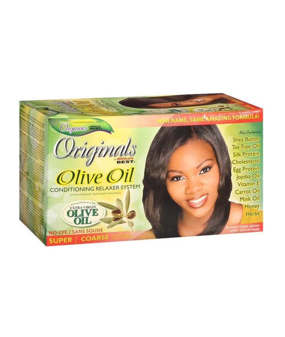 Africas Best Olive Oil Relaxer N/L(Super) Kit, HAIR CARE - Cloré Beauty