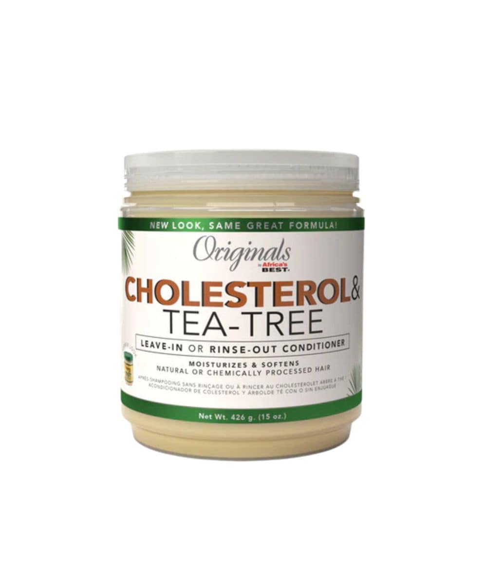 Africa's Best Cholesterol & Tea-tree Leave-in Or Rinse-out Conditioner 15Oz