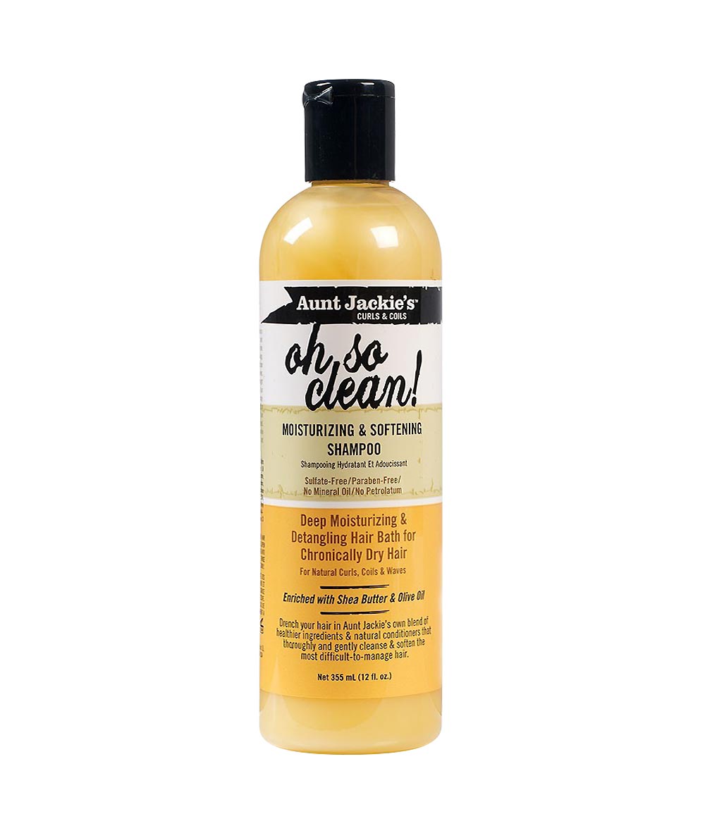 Aunt Jackie's Oh So Clean Moisturizing & Softening Shampoo 12oz, HAIR CARE - Cloré Beauty