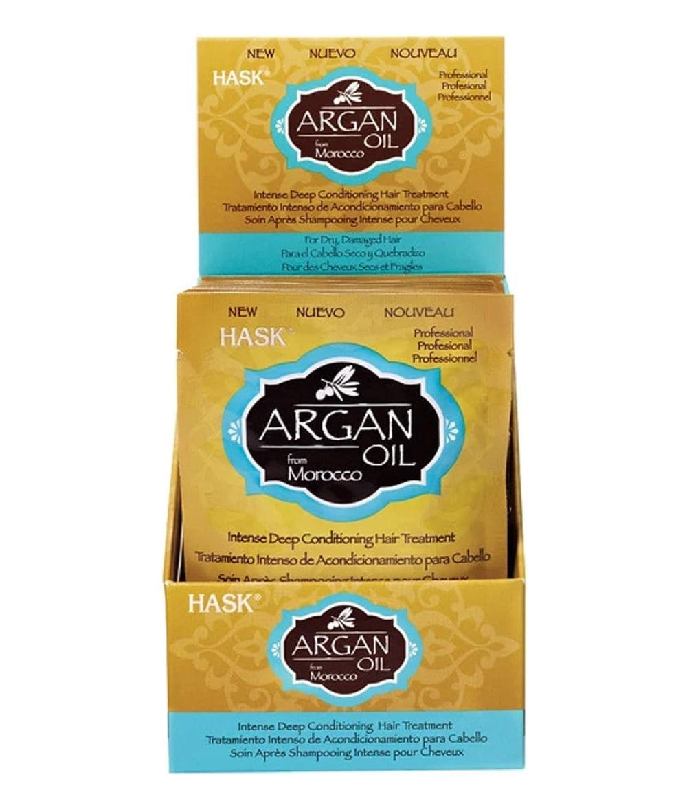 Hask Argan Oil From Morocco Intense Deep Conditioning Treatment 1.75 oz, Hair Care - Cloré Beauty