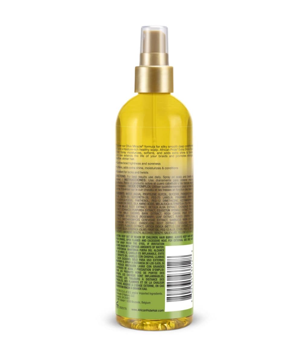 African Pride Braid Sheen Spray Extra Shine 12oz