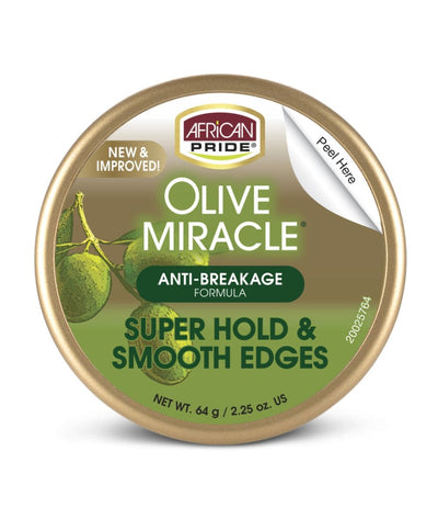 African Pride Olive Miracle Silky Smooth Edges 2.25Oz