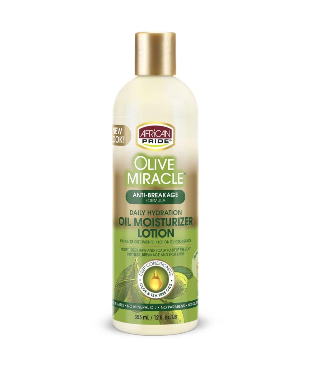 African Pride Olive Miracle Oil Moisturizing Lotion 12oz, Hair Care - Cloré Beauty