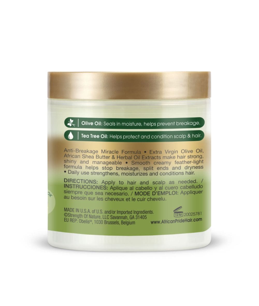 African Pride Olive Miracle Strengthening Treatment 6oz, Hair Care - Cloré Beauty