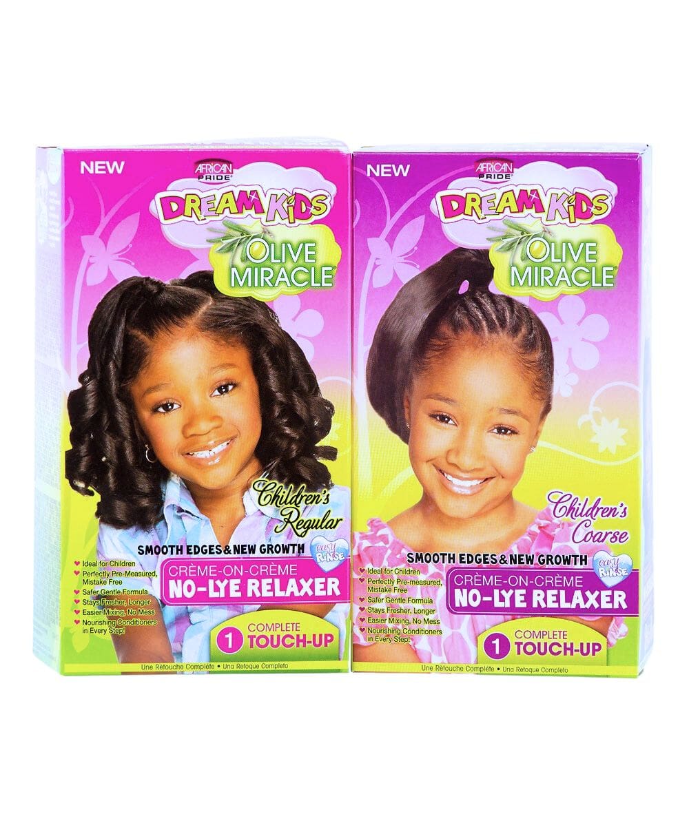 African Pride Dream Kids Olive Miracle No-Lye Relaxer 1 Complete Touch Up