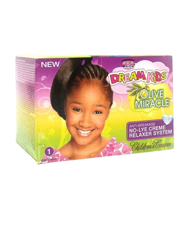 African Pride Dream Kids Olive Miracle No-Lye Creme Relaxer System 1 Application