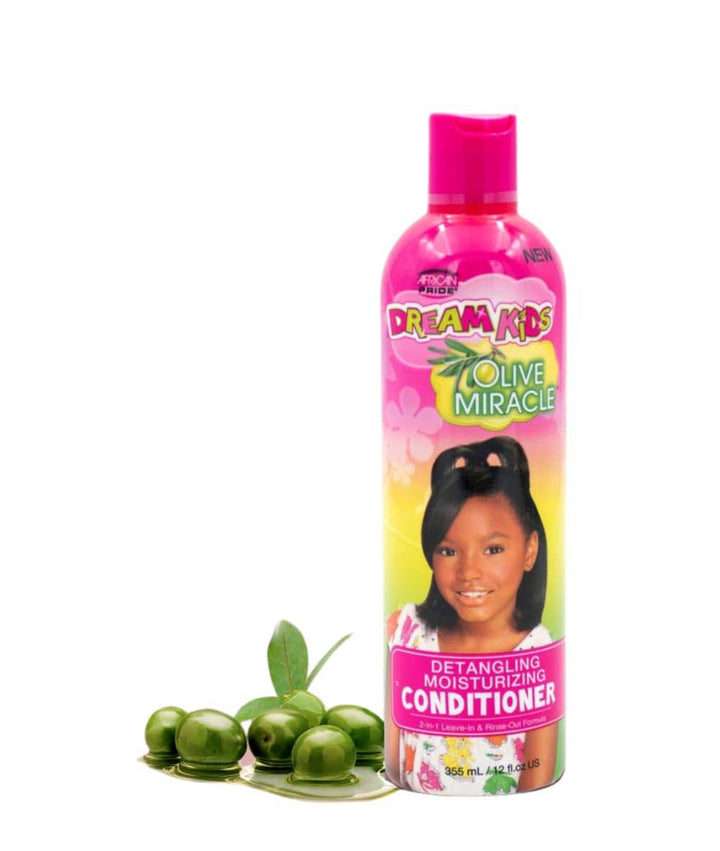 African Pride Dream Kids Olive Miracle Detangling Moisturizing Conditioner 12oz