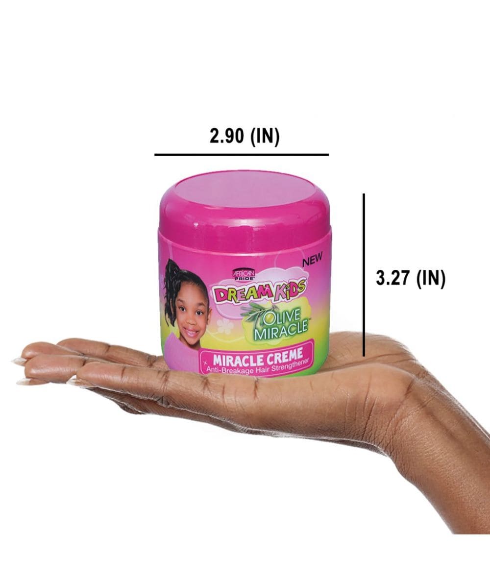 African Pride Dream Kids Olive Miracle Anti-breakage Hair Strengthener Miracle Creme 6oz