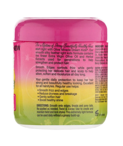 A/Pride Dream Kids Olive Miracle Smooth Edges Anti-Frizzy Conditioning Gel 6Oz