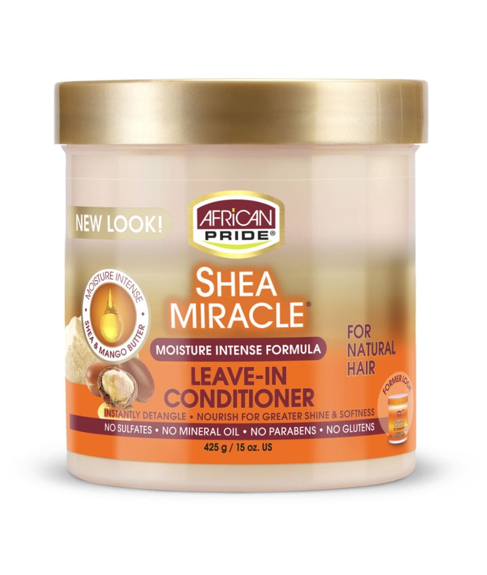 African Pride Shea Miracle Moisture Intense Leave In Conditioner 15 oz, Hair Care - Cloré Beauty