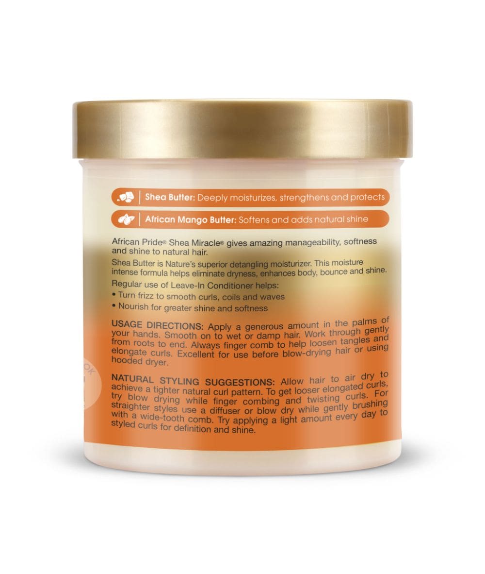 African Pride Shea Miracle Moisture Intense Leave In Conditioner 15 oz, Hair Care - Cloré Beauty