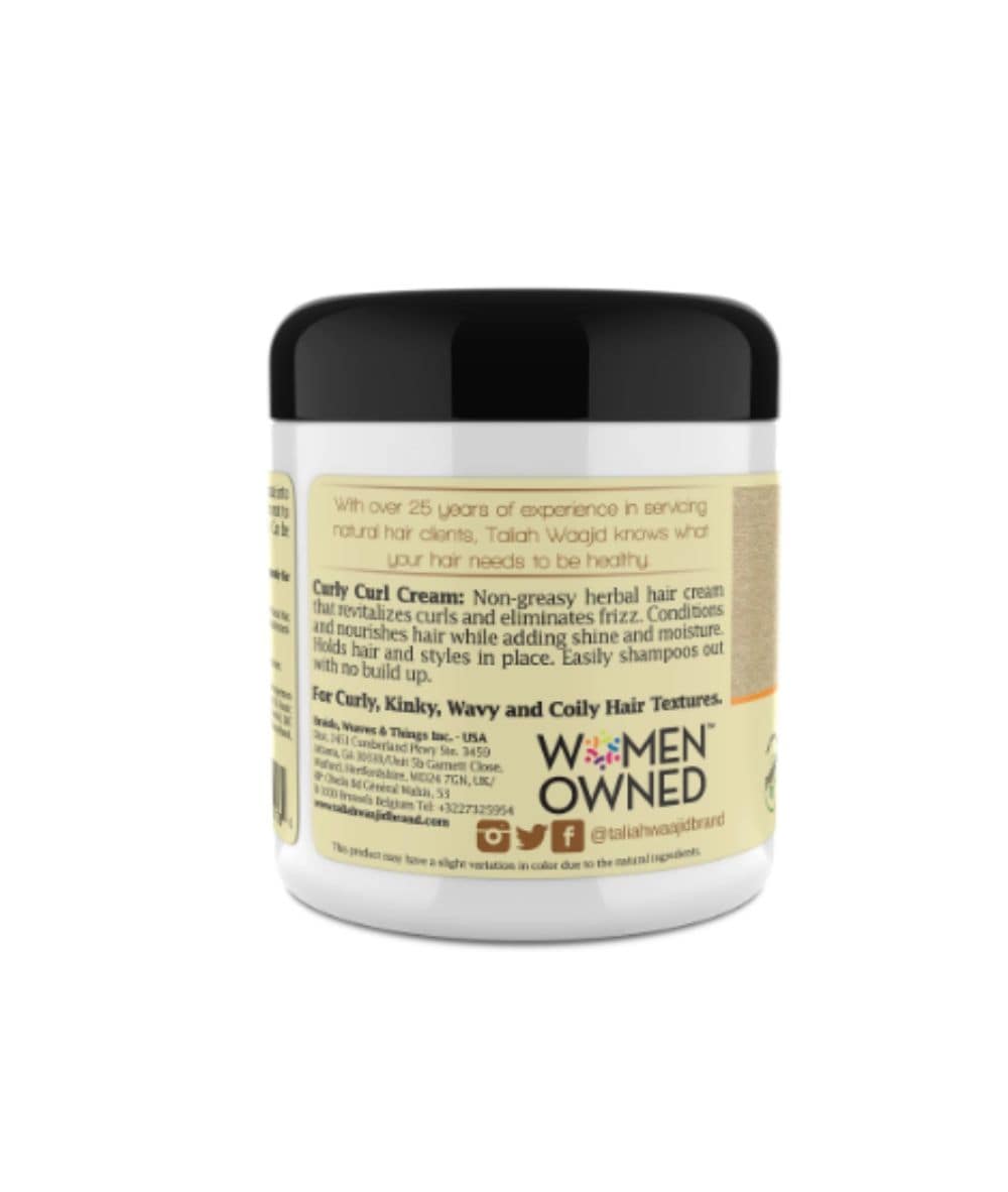 Taliah Waajid Curly Curl Cream 6oz, Hair Care - Cloré Beauty