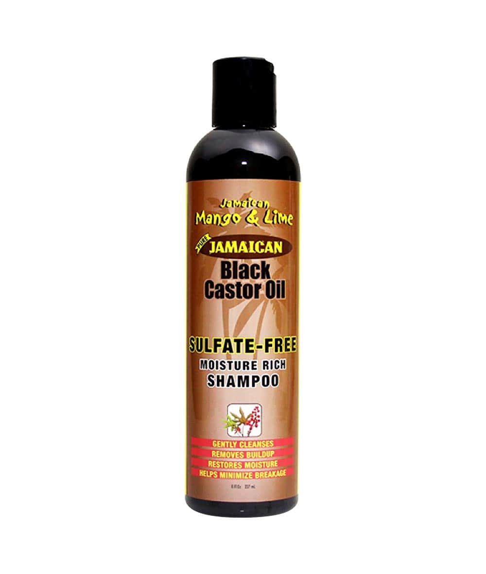 Jamaican Mango & Lime Pure Jamaican Black Castor Oil Sulfate -Free  Shampoo 8oz