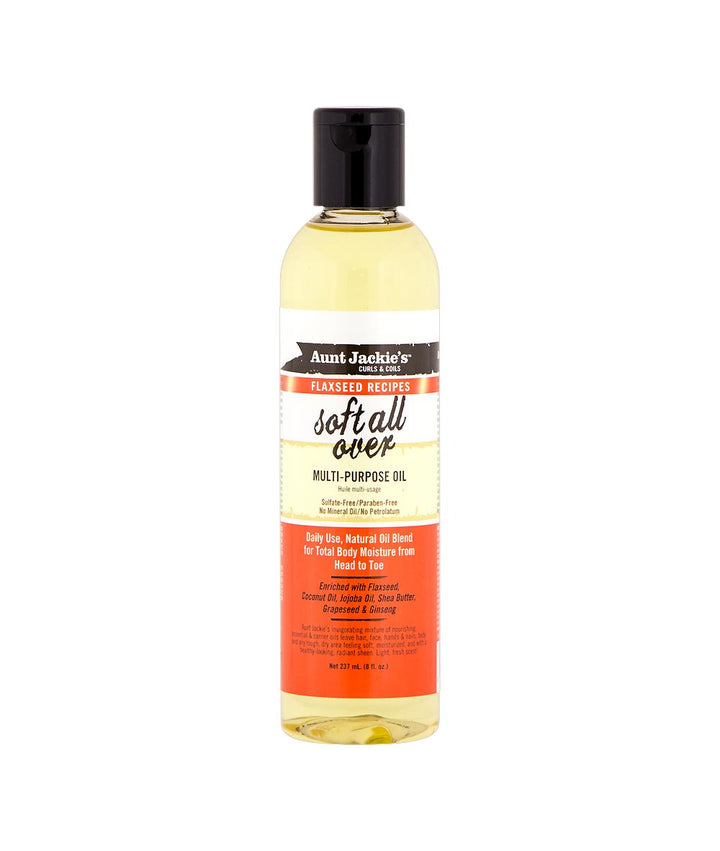 Aunt Jackie'S Soft All Over Multi-Purpose Oil 8Oz