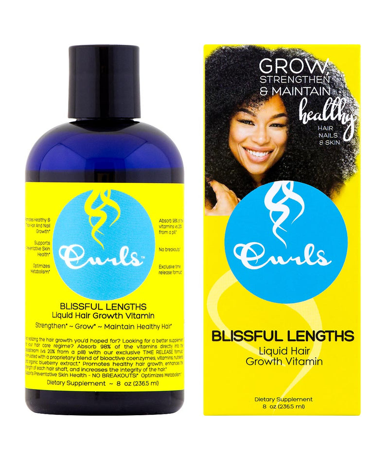 Curls Blissful Lengths Liquid Hair Growth Vitamin 8Oz