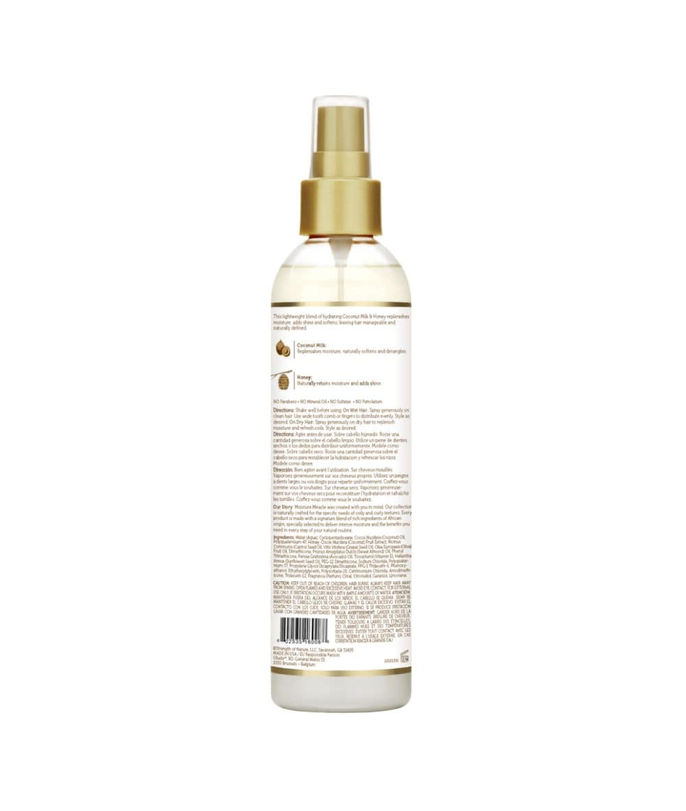 African Pride Moisture Miracle Coconut Milk&Honey Leave-In Conditioner 8oz, Hair Care - Cloré Beauty
