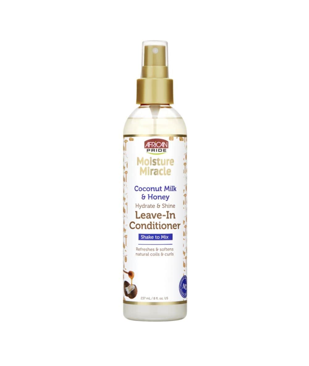 African Pride Moisture Miracle Coconut Milk&Honey Leave-In Conditioner 8oz, Hair Care - Cloré Beauty