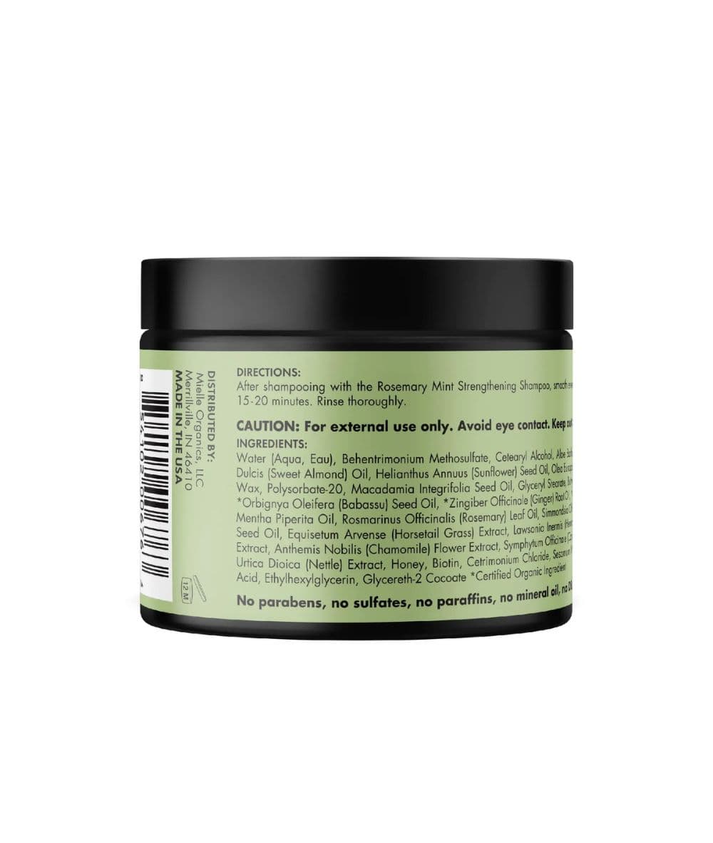 Mielle Rosemary Mint Strengthening Hair Masque 12oz, Hair Care - Cloré Beauty