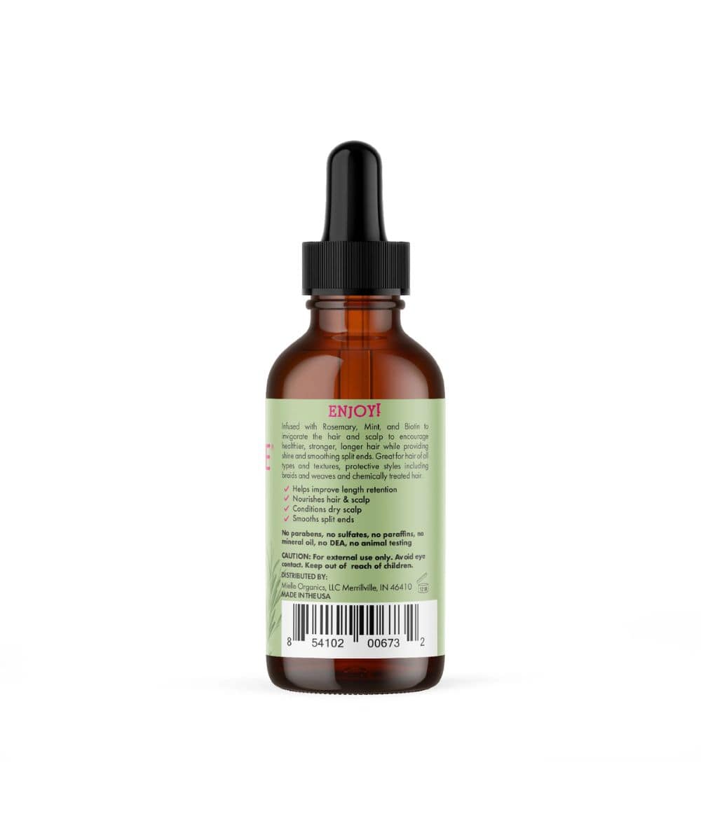 Mielle Rosemary Mint Scalp & Hair Strengthening Oil 2oz, Hair Care - Cloré Beauty