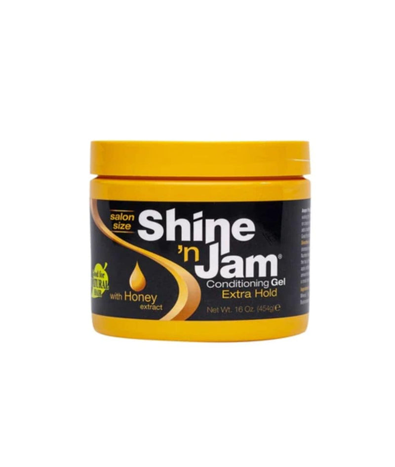 Ampro Shine N Jam Conditioning Gel With Honey[Extra Hold] 16Oz