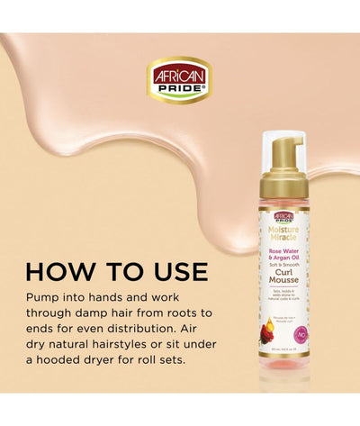 African Pride Moisture Miracle Curl Mousse 8.5Oz