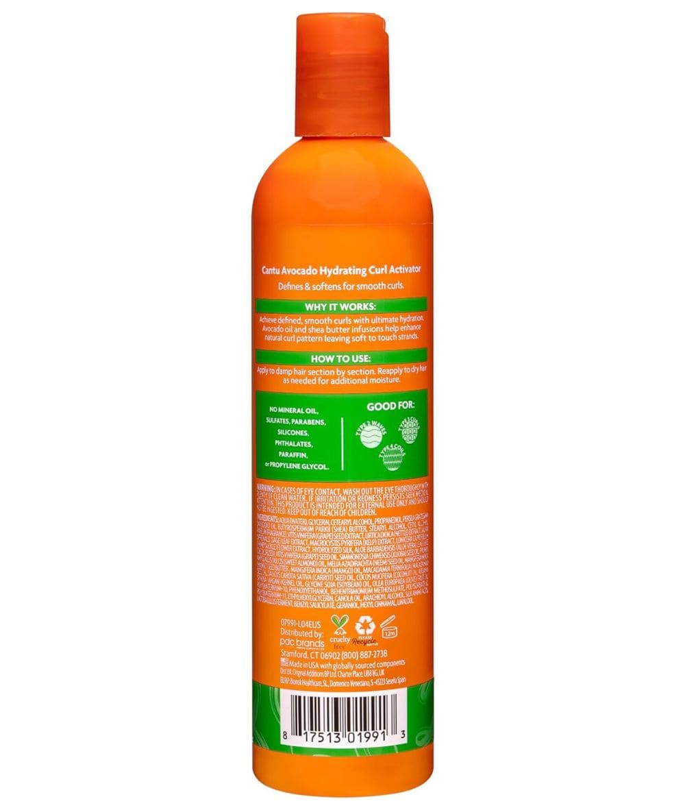 Cantu Avocado Collection Avocado Hydrating Curl Activator Cream 12Oz, HAIR CARE - Cloré Beauty