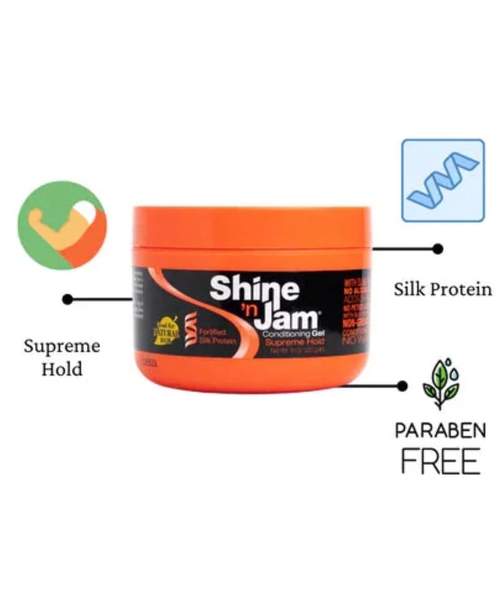 Ampro Shine N Jam Conditioning Gel (Supreme Hold) 8oz