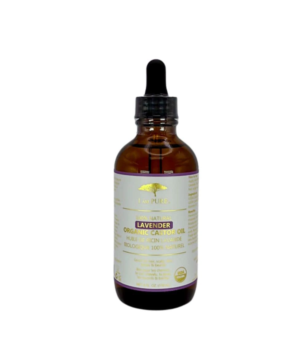 I Am Pure 100% Natural Organic Castor Oil[Lavender] 4Oz