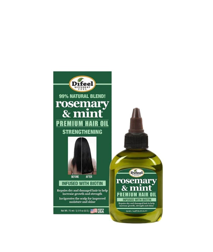 Difeel Rosemary & Mint Premium Hair Oil With Biotin, HAIR CARE - Cloré Beauty