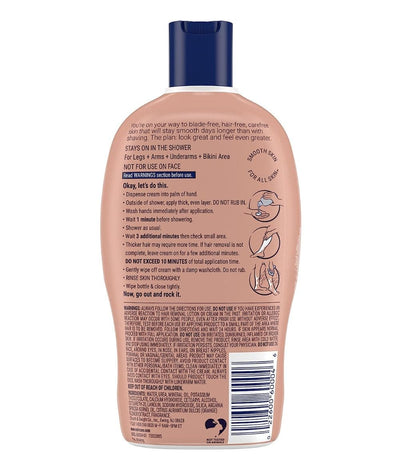 Nair Shower Cream Hair Remover With Argan Oil 13oz