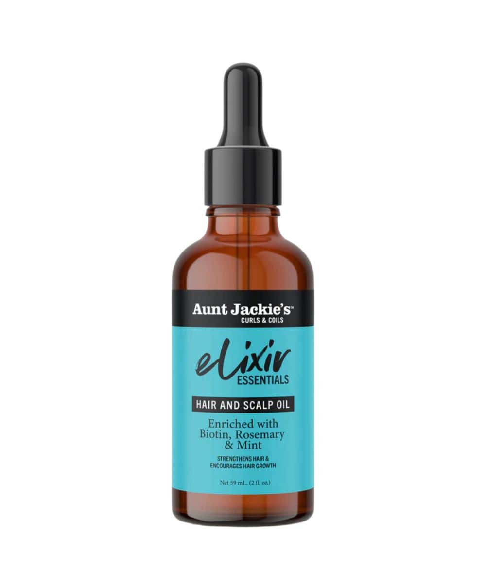 Aunt Jackie's Elixir Essential Hair&Scalp Oil[Biotin,Rosemary&Mint] 2oz, Hair Care - Cloré Beauty