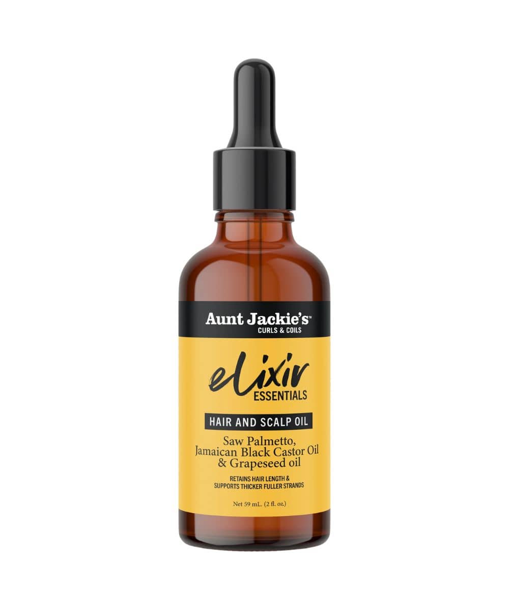 Aunt Jackie's Elixir Essential Hair&Scalp Oil[Saw Palmetto, Jbco&Grape Seed] 2oz, HAIR CARE - Cloré Beauty
