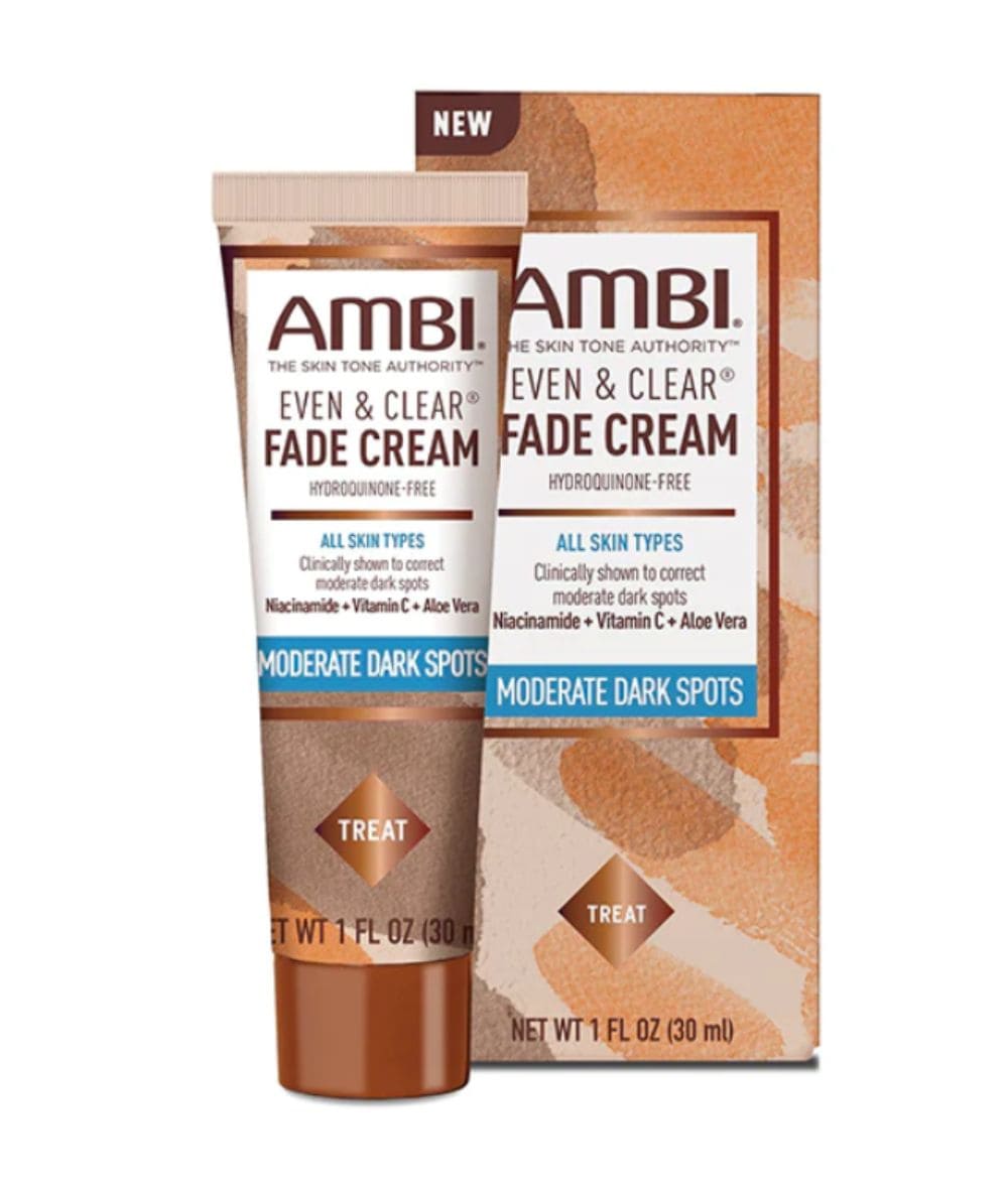 Ambi Even & Clear Fade Cream Hydroquinone-Free Moderate Dark Spots 1oz, Skin Care - Cloré Beauty