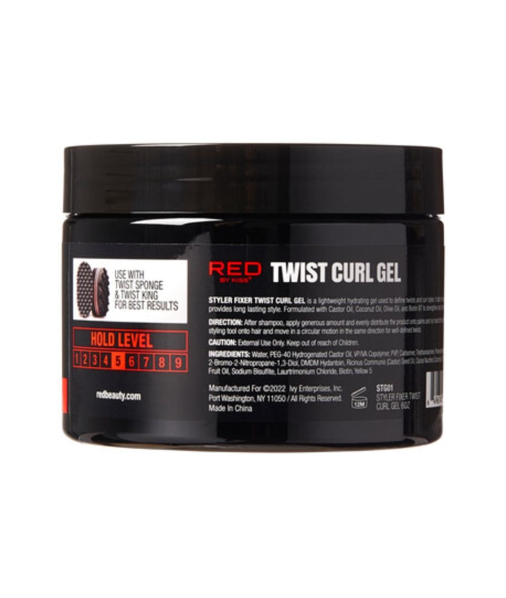 Red By Kiss Styler Fixer Twist Curl Gel 6Oz