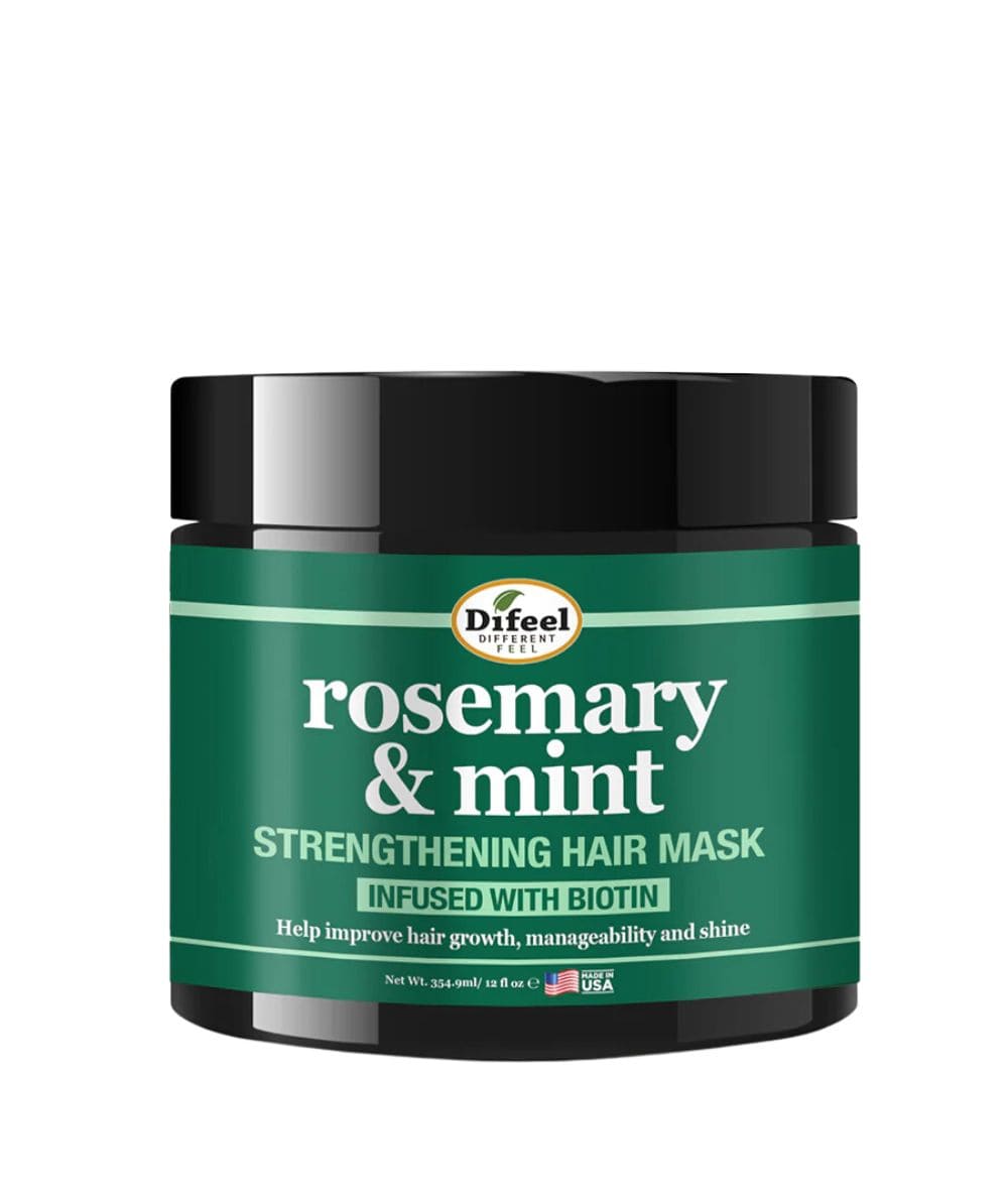 Difeel Rosemary & Mint Strengthening Hair Mask 12Oz, HAIR CARE - Cloré Beauty