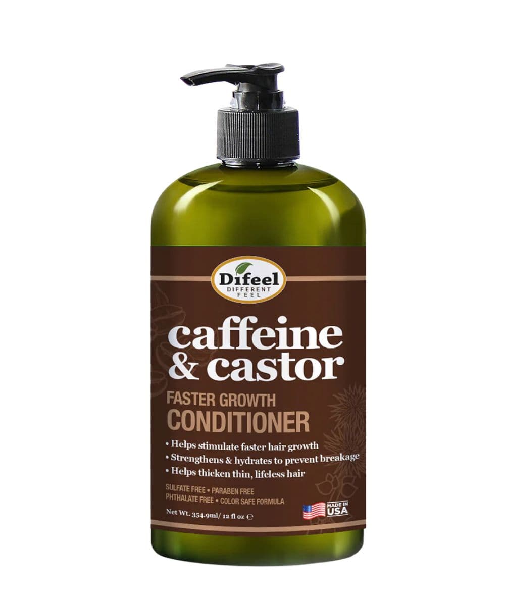 Difeel Caffeine & Castor Conditioner 12Oz, HAIR CARE - Cloré Beauty